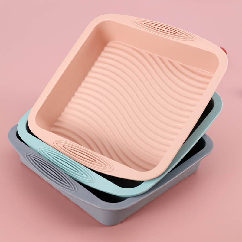 大方形烤盘慕斯食品级硅胶蛋糕模