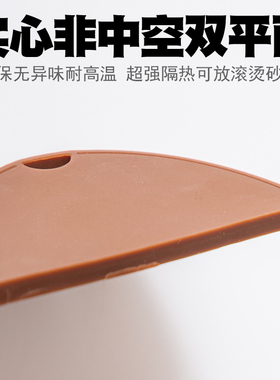 加厚实心双平面硅胶隔热垫灶台家用桌子锅垫耐高温餐桌垫水壶垫碗