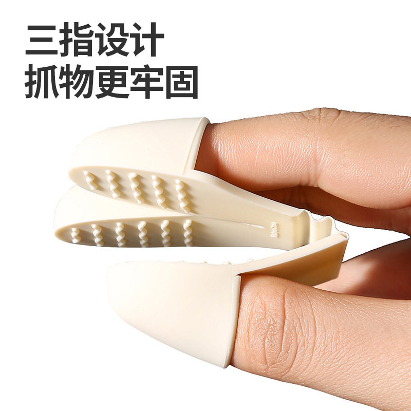 奶油风取盘夹硅胶隔热手套厨房