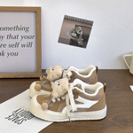 原创可爱加绒抗寒板鞋女2025冬季新款厚底学生增高百搭休闲鞋子