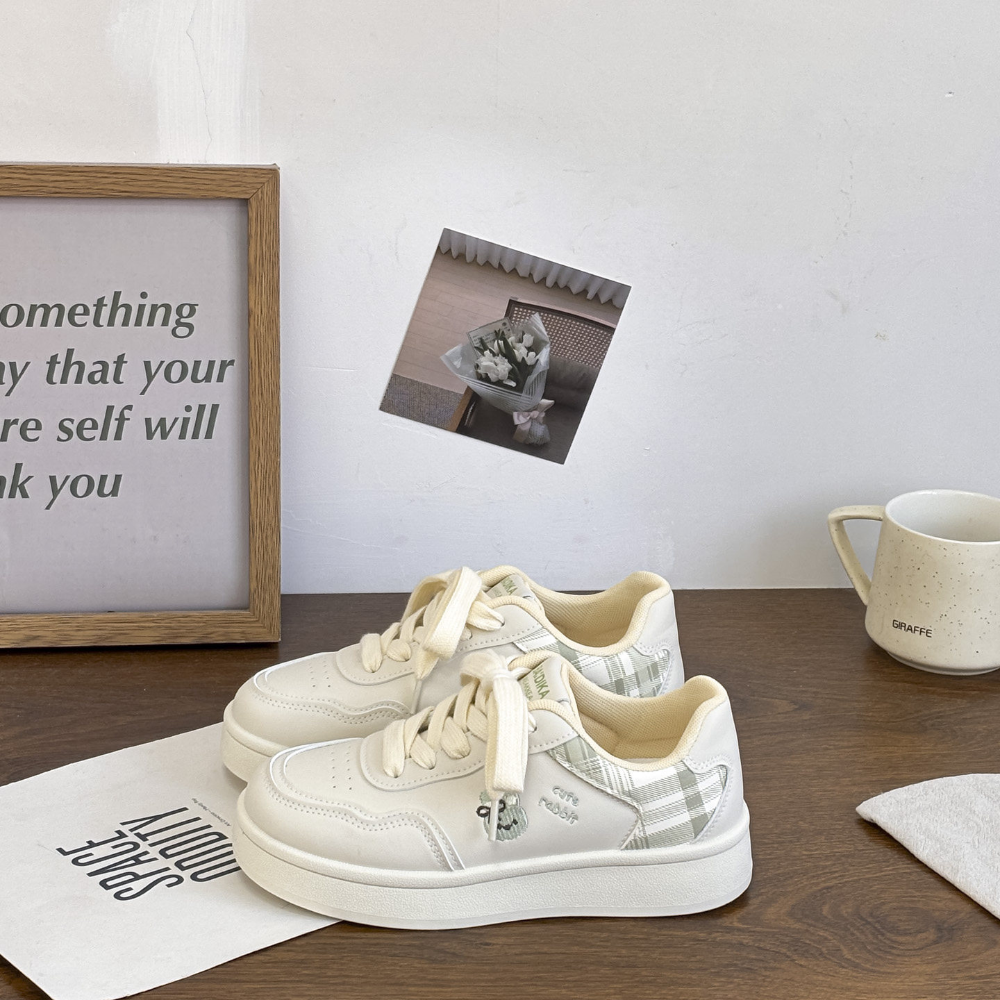 休闲百搭板鞋女2026春季原创新款韩版厚底小香风学生小白鞋子,女鞋,休闲板鞋,淘宝优惠券,粉丝福利购,淘宝优惠卷