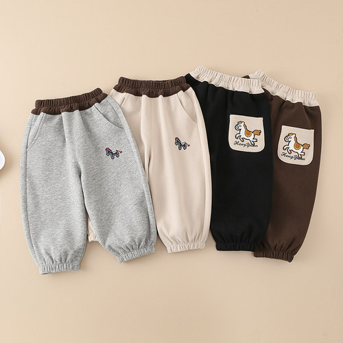 宝宝卫裤春季男童休闲长裤