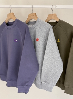 暖暖轻抓绒~150-180中大童一体薄绒卫衣秋冬青少年磨毛保暖套头衫