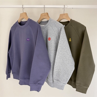 暖暖轻抓绒~150-180中大童一体薄绒卫衣秋冬青少年磨毛保暖套头衫