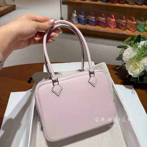 金典/纯手缝一代mini plume羽毛包原厂进口swift牛皮梦幻紫色银扣