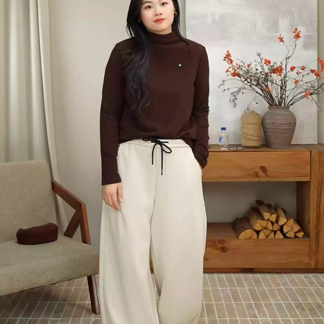 冬季加绒加厚休闲卫裤百搭束脚扣阔腿香蕉长裤女 9998,女装/女士精品,卫裤,淘宝优惠券,粉丝福利购,淘宝优惠卷