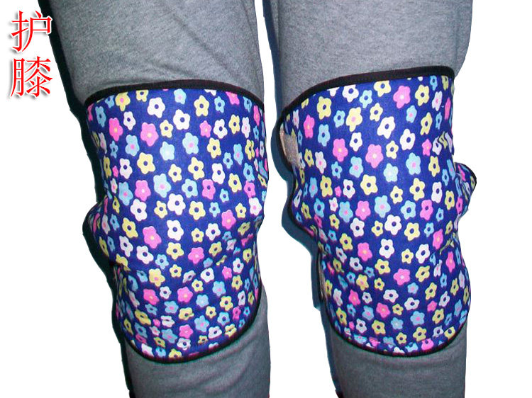冉康男女纯棉布艾绒护膝空调室膝关节保暖纯艾绒芯或棉花芯可选