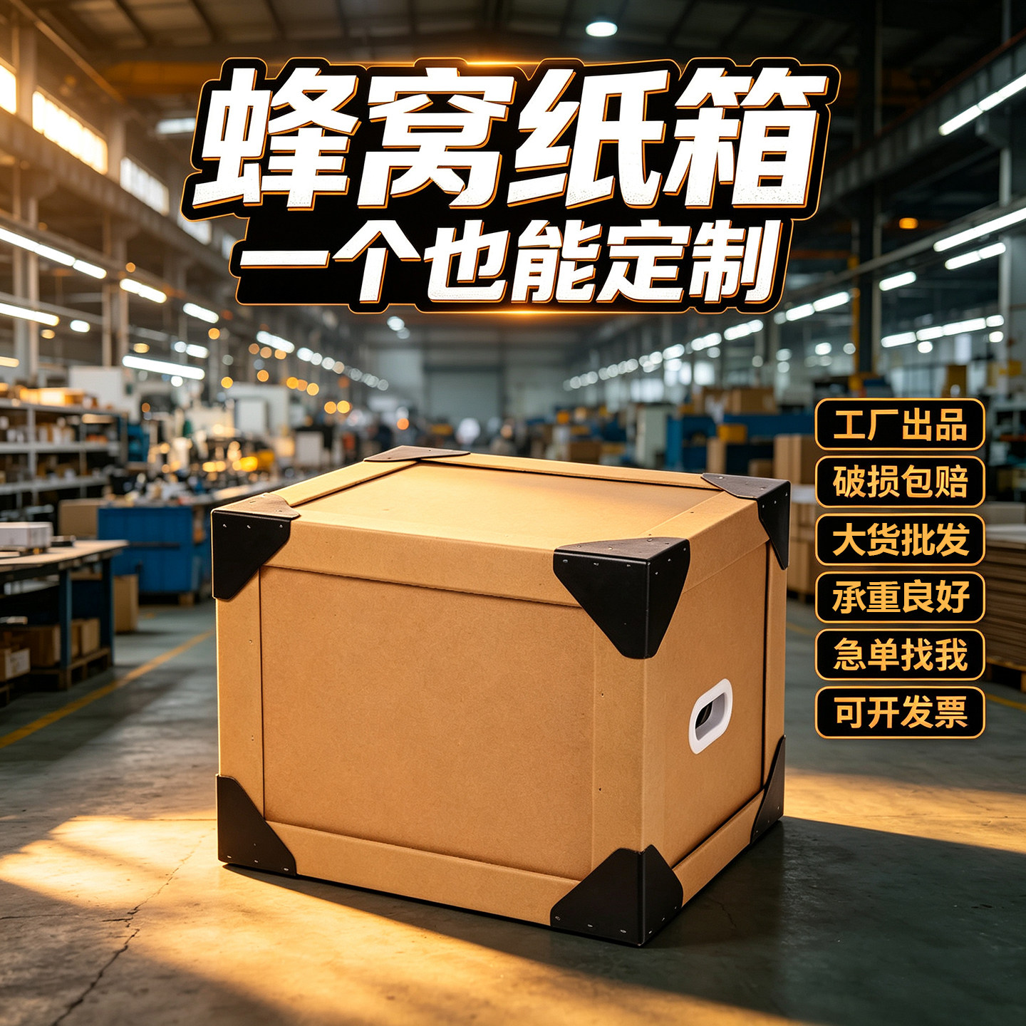 【超大超厚】搬家蜂窝纸箱收纳整理手工承接各种定制蜂巢打包装箱