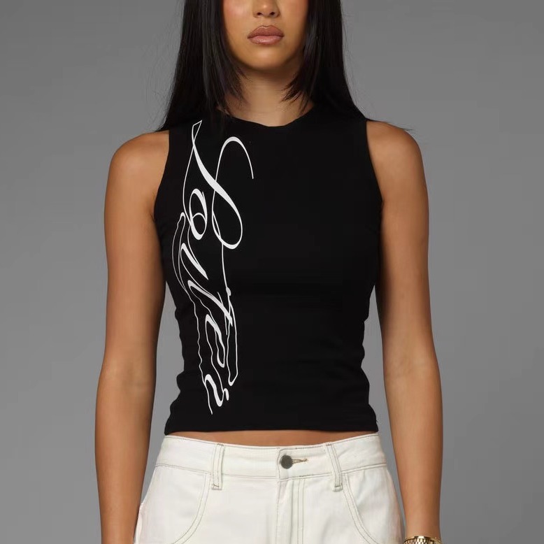 塔米家 澳洲潮牌L01T*R街头logo无袖背心上衣 B2-2