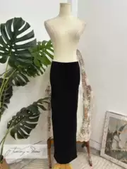 Tamijia Yingdan B*Boo Shiny Bodycon Midi Skirt Two Colors E4-2
