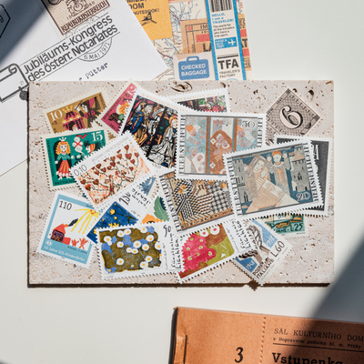 邮票合集⑨｜ 手帐拼贴邮票 古董邮票 拼贴素材