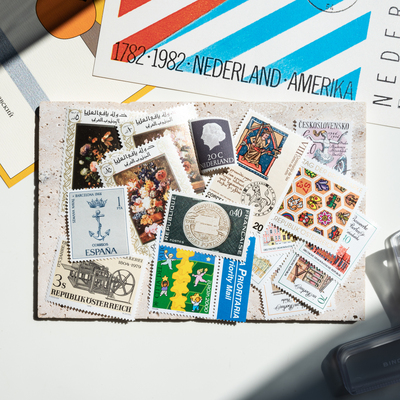 邮票合集①①｜ 手帐拼贴邮票 古董邮票 拼贴素材