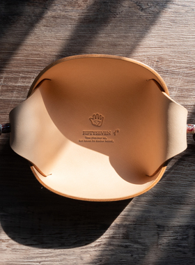 無七｜一周年限定·抱抱碗 桌面收纳皮碗 手工皮盘