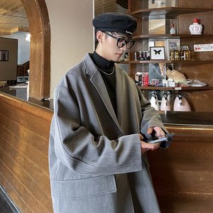 oversize小香风新宽松痞帅西装男休闲外套高级感西服 TX209 P108图片