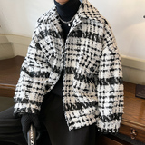 小香风宽松立体感外套韩版痞帅中性潮流男士夹克JK124P108，男装夹克，电商A070