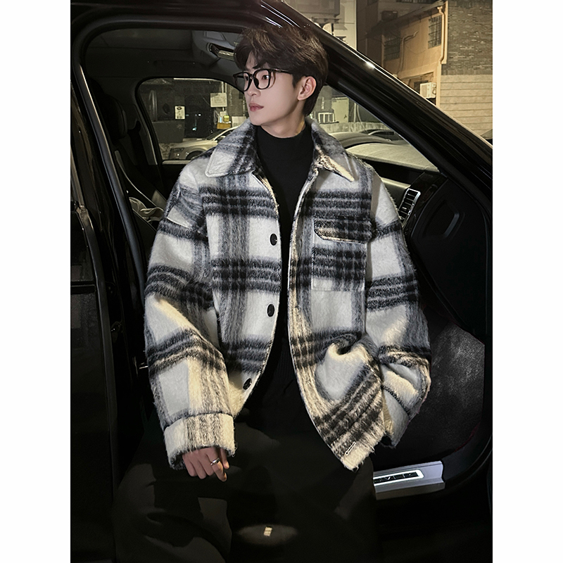 海马毛小香风外套夹克高级感韩系痞帅呢子男女毛呢大衣A339P108,男装夹克,电商A070 海马毛小香风外套夹克高级感韩系痞帅呢子男女毛呢大衣A339P108,男装夹克,电商A070