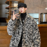 小香风宽松立体感外套高级夜店痞帅中性潮流男女夹克JK131P108，男装夹克，电商A070