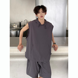 背心马甲套装 宽松连帽潮牌T恤短裤 男短袖2件套装 AZ753 P75,男装牛仔裤,电商A070,电商基地 背心马甲套装 宽松连帽潮牌T恤短裤 男短袖2件套装 AZ753 P75,男装牛仔裤,电商A070,电商基地