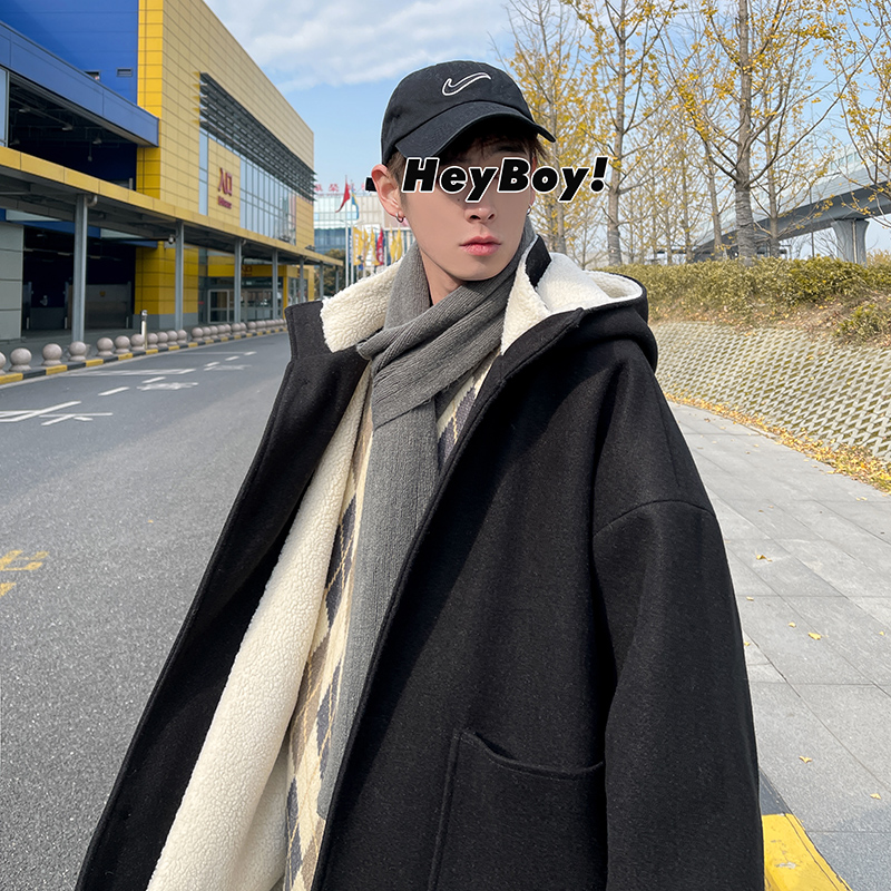 男羊羔毛外套中长款棉袄加厚毛呢大衣保暖连帽棉衣潮DY07P125,男装棉衣,电商A070 男羊羔毛外套中长款棉袄加厚毛呢大衣保暖连帽棉衣潮DY07P125,男装棉衣,电商A070