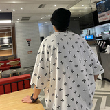 T恤帅气宽松男女情侣潮短袖CD1012P35，男装T恤，电商A070