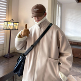 冬羊羔毛棉服宽松夹克男士潮棉衣NF313P128，男装夹克，电商A070