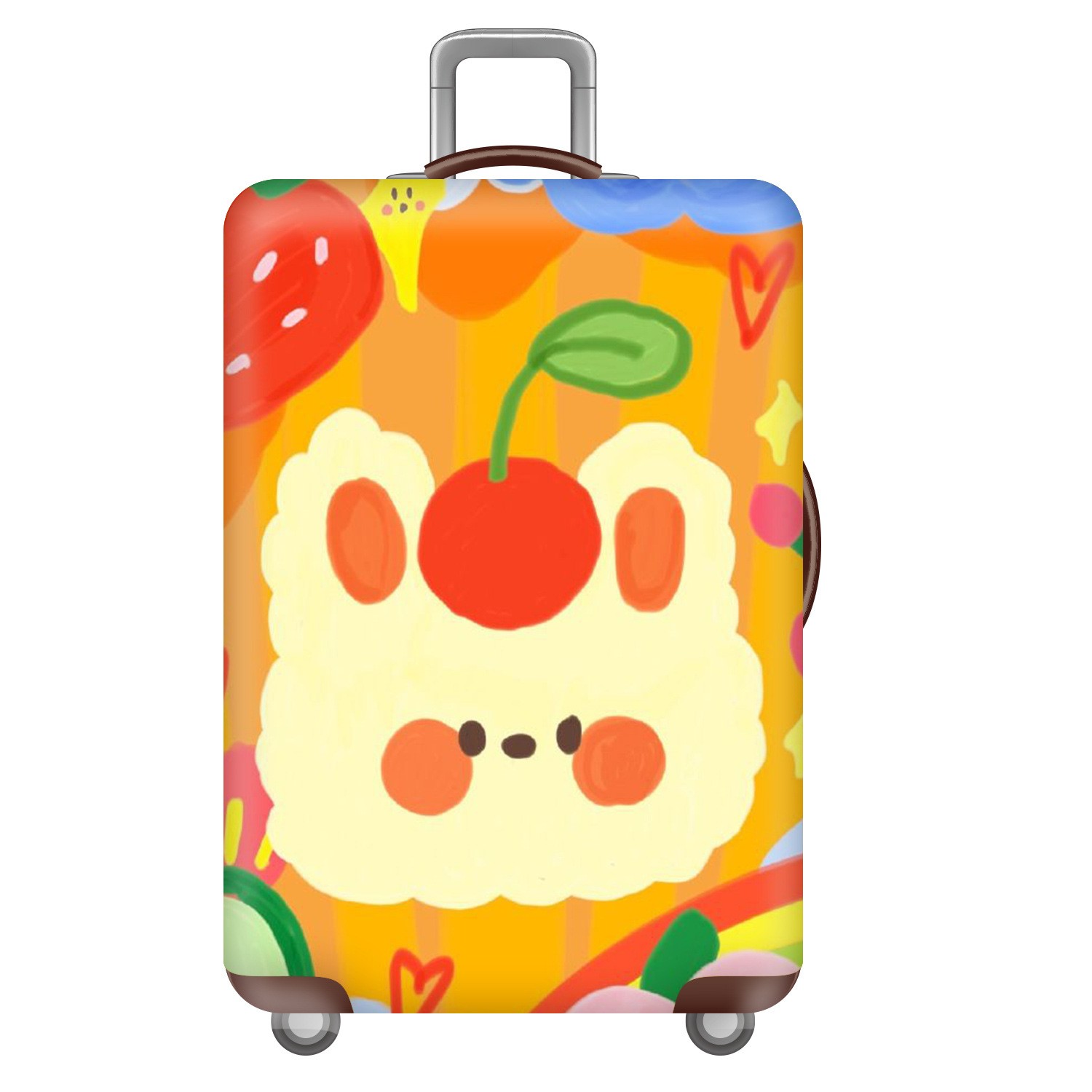樱桃狗狗弹力箱套旅行箱配件