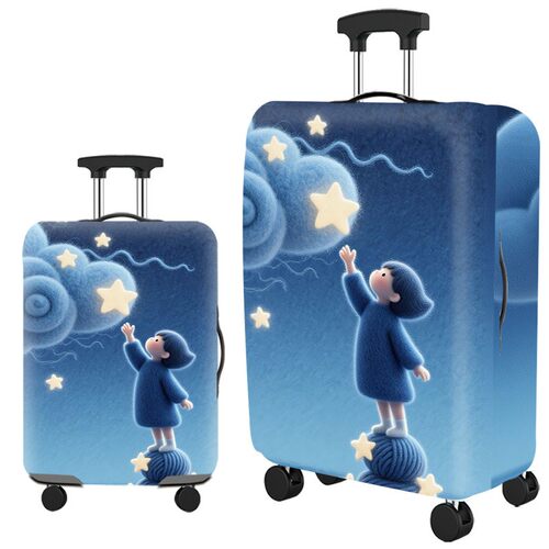 WA189女孩弹力箱套拉杆箱旅行旅游登机行李皮箱保护罩防尘袋耐磨