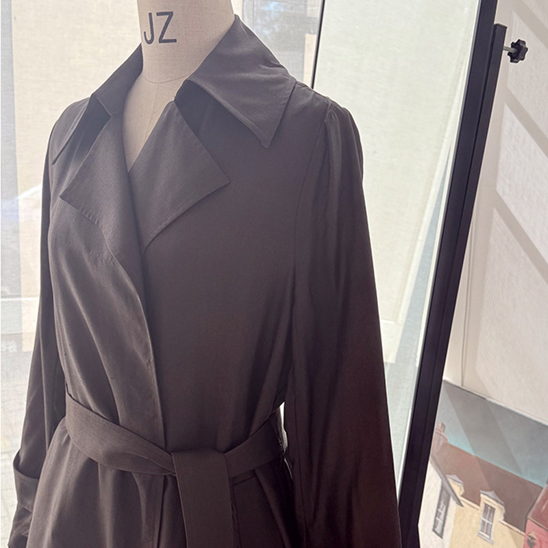 【ANOFREE ME】孤品1件 香云纱经典款风衣