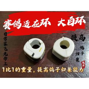 赛鸽适应环无芯片大白环识别环适应负重定位鸽环配重足环训放环