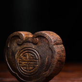 天然沉香雕刻吉祥如意富贵平安锁挂件儿童宝宝吊坠男女饰品