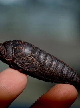 印尼雕刻小吊坠把玩件达拉干沉香