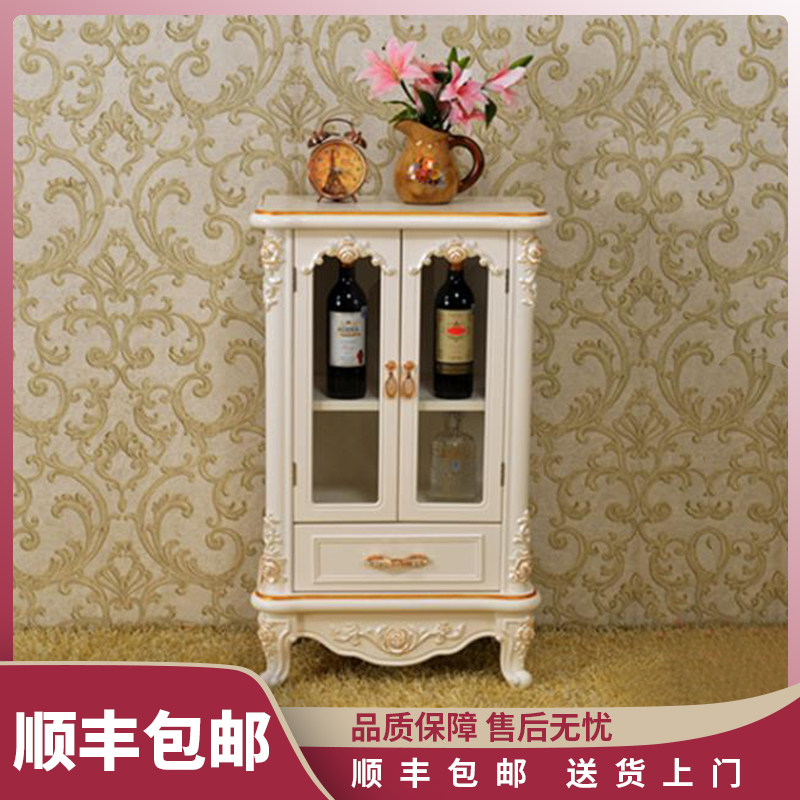新品法式韩式酒柜地中海餐边柜 田园白色转角柜 欧式简约