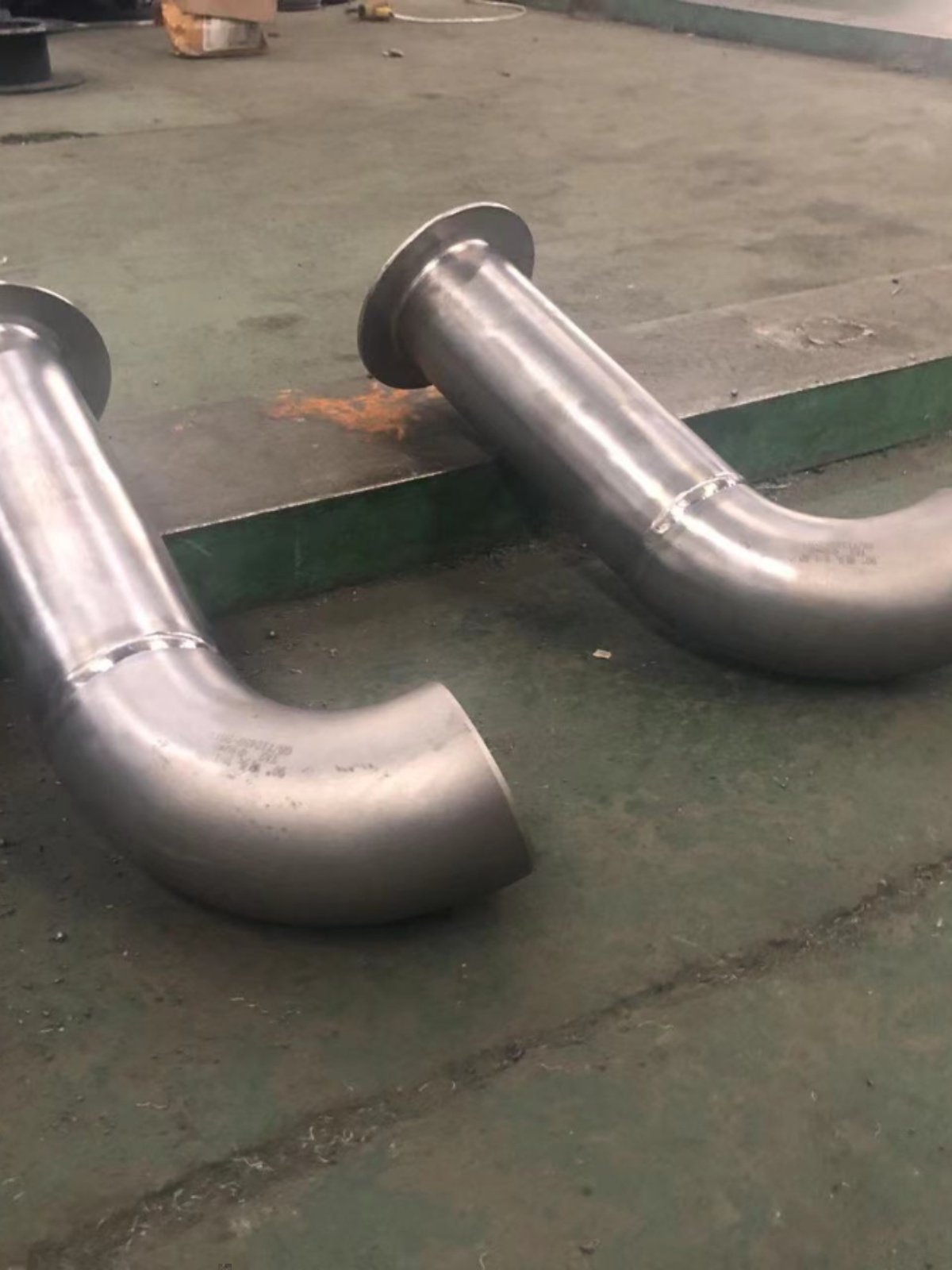 欣旺腾加工定制TA2钛管套 管道快接头 钛法兰接管 弯头接管 来图