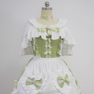 LucyAndLory春日漫游披肩纯棉Lolita洛丽塔