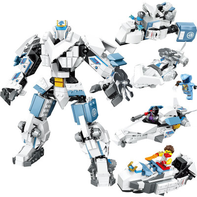 幻影忍者赞的泰坦机甲拼装积木