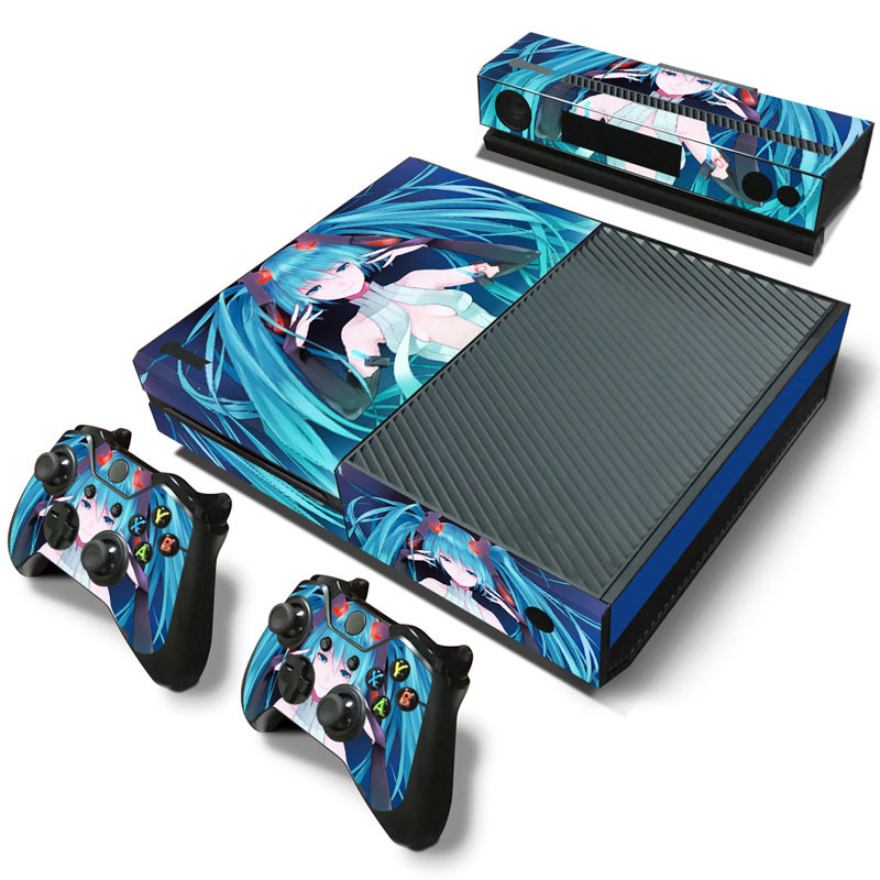 XBOXONE贴纸XBOX ONE手柄贴可爱初音 尼尔多款磨砂不留胶 可定制