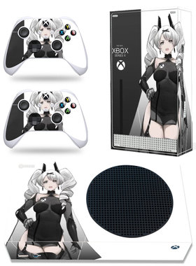 适用Xbox seriesS主机贴纸XSS主机+手柄保护膜02国家队多款磨砂