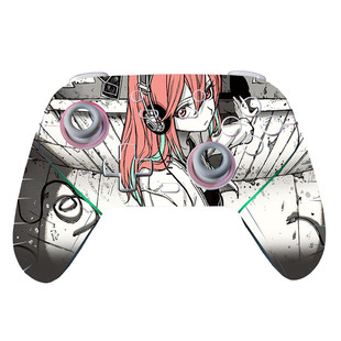 适用于盖世小鸡超新星手柄贴纸卡通可爱磨砂手柄保护贴可来图定制