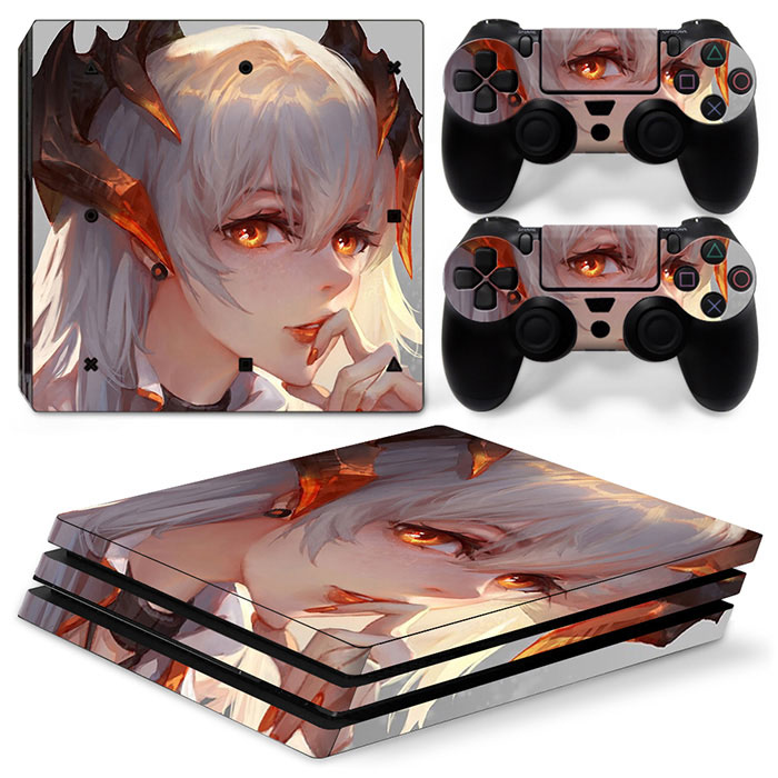 PS4Pro贴纸 PS4 PRO贴膜 机身手柄贴 可定制可爱初音多款可定制