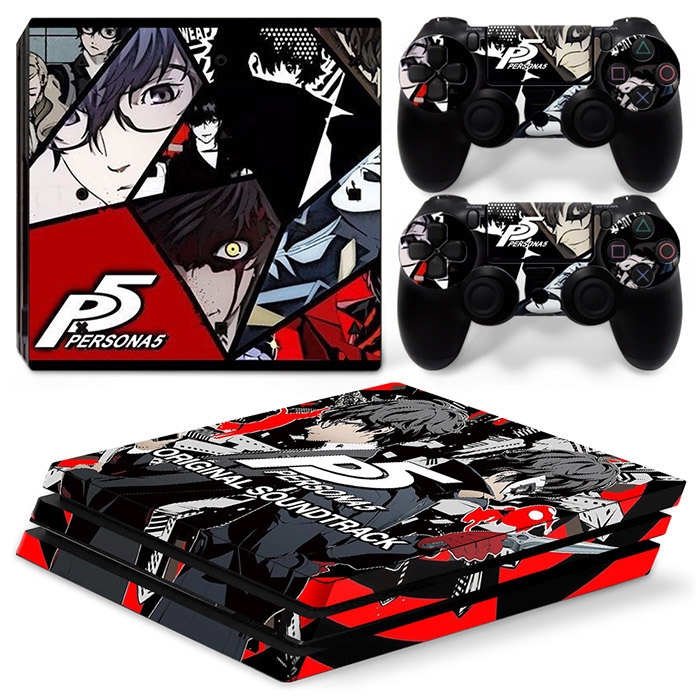 PS4 PRO贴纸 ps4新版PR0主机贴膜彩贴闪之轨迹东京噬血鬼美国队长