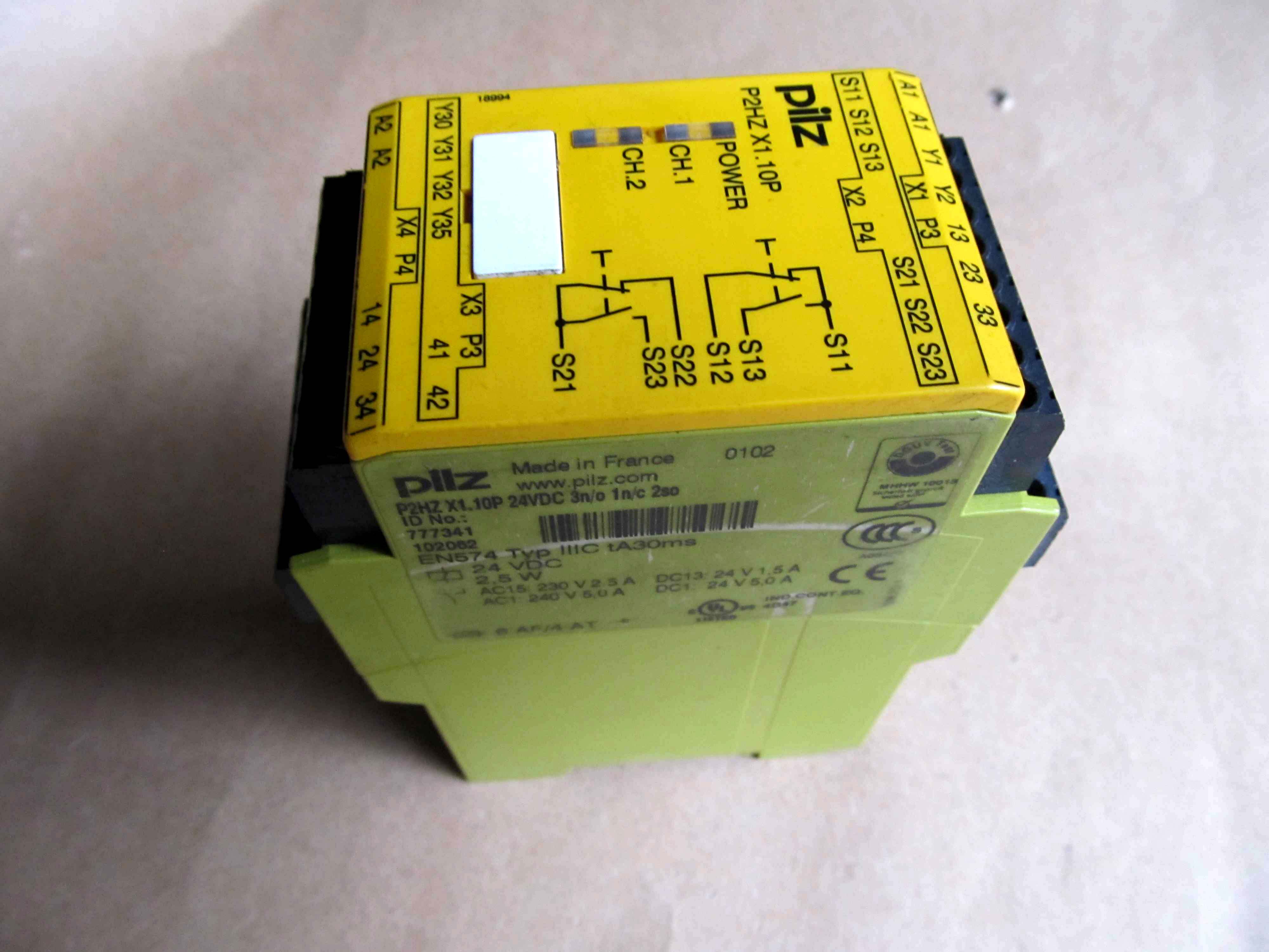 10p 正品pilz皮尔兹安全继电器 777341 p2hz x1.10p议价