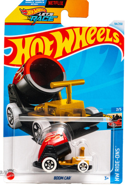 2024L-94号 BOOM CAR 黄红色 风火轮火辣小跑车hotwheels