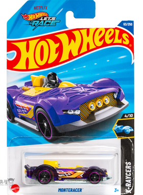 2025C-63号 MONTERACER 紫色 风火轮火辣小跑车hotwheels
