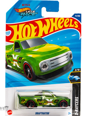2025A-14号 DRAFNATOR 绿色 风火轮火辣小跑车hotwheels