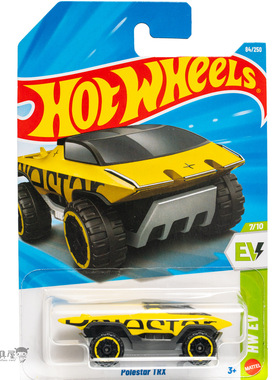2026D-84号 Polestar TRX 极星 黄色 风火轮火辣小跑车hotwheels