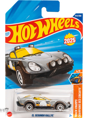 2025P-242号 EL SEGUNDO RALLYE 灰色 风火轮火辣小跑车hotwheels