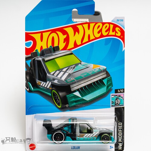 2024B-28号 LOLUX 湖水蓝色风火轮火辣小跑车hotwheels