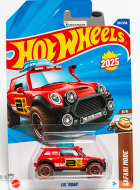 2025K-203号 LIL'ROAR 红色 风火轮火辣小跑车hotwheels