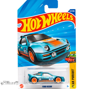 超宝247号 FORD RS200 福特 GULF天蓝色 风火轮小跑车hotwheels
