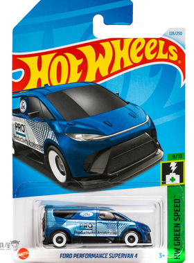 2024M-128号 福特PERFORMANCE SUPERVAN 4 蓝色 风火轮hotwheels